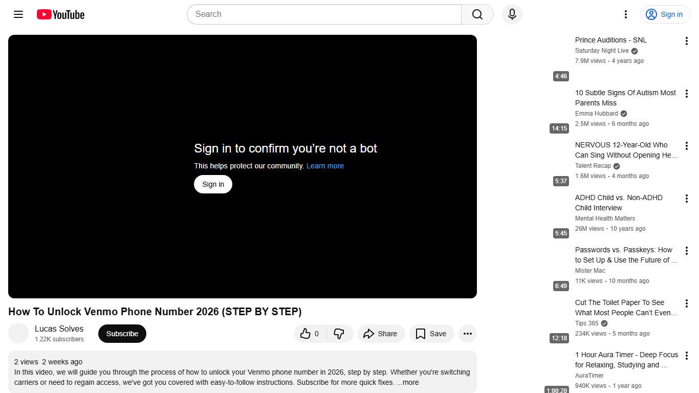 How To Unlock Venmo Phone Number 2026 (STEP BY STEP) - YouTube